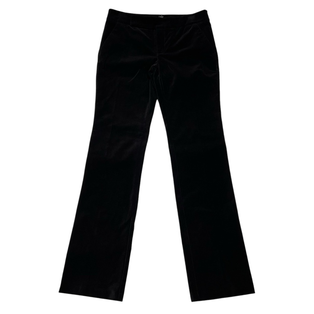 Club Monaco - Women’s Black Crushed Velvet Dress Pants Sz. 4 (30”W)